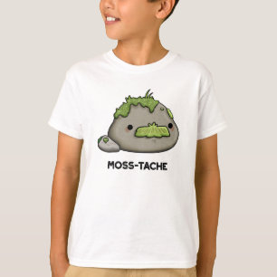 Moss-tache Funny Mustache Pun T-shirt