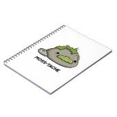 Moss-tache Grappige Snor Grap Notitieboek (Linkerzijde)