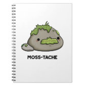Moss-tache Grappige Snor Grap  Notitieboek (Voorkant)