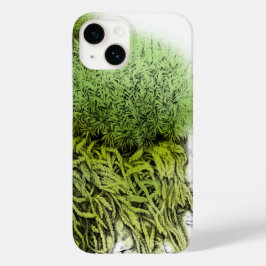 Moss-tekening met bedekking groene iphonecase Case-Mate iPhone 14 hoesje