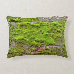 Moss wall green rock texture accent kussen