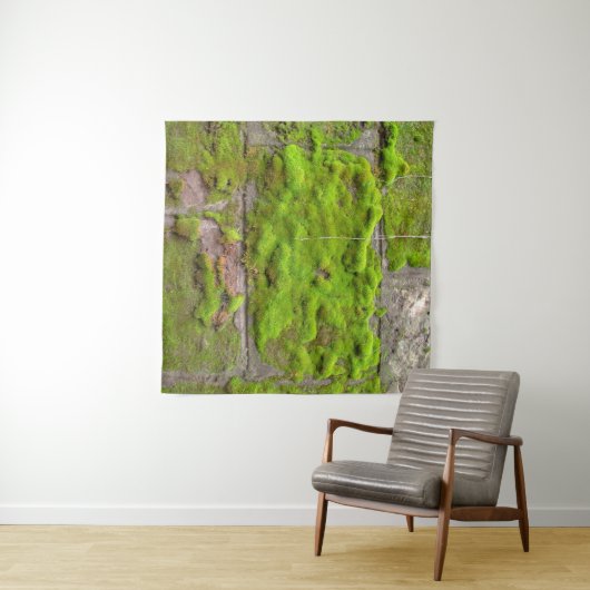 Moss wall green rock texture wandkleed (In Situ (horizontaal))
