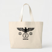 MOSSAD GROTE TOTE BAG (Voorkant)
