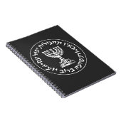 Mossad IDF Israel Secret Service Logo Notitieboek (Rechterzijde)