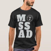 Mossad Israel Secret Service Tel Aviv Meno T-shirt (Voorkant)