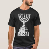 Mossad Israel Secret Service Tel Aviv Meno T-shirt (Voorkant)
