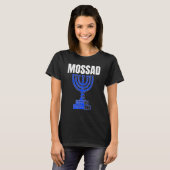 Mossad Israel Secret Service Tel Aviv Meno T-shirt (Voorkant volledig)