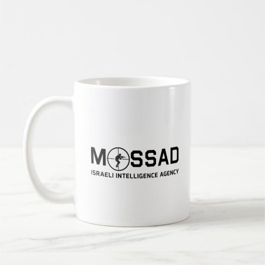Mossad - Israëlische inlichtingendienst - IDF Koffiemok (Links)