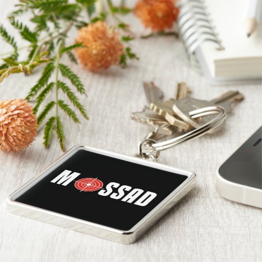 Mossad Sleutelhanger (Zijkant)
