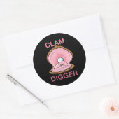 MOSSCHELP RONDE STICKER (Envelop)