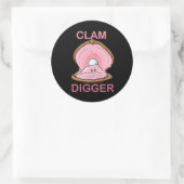 MOSSCHELP RONDE STICKER (Tas)