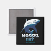 Mossel Bay Grote Witte Haai Duiken Magneet (Voorkant / Achterkant)