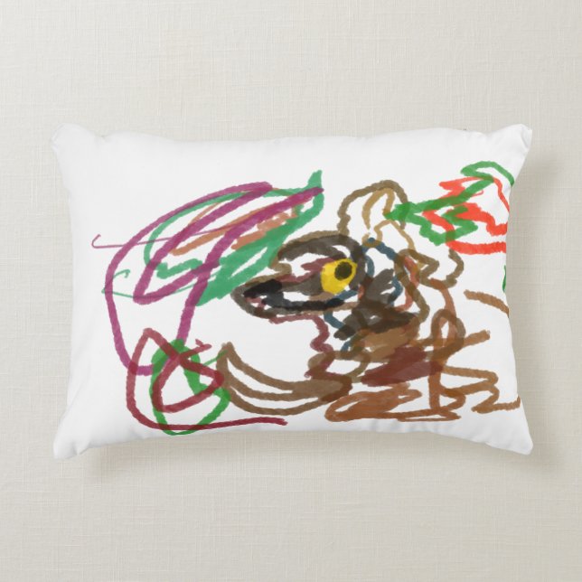 Mossel Herfst Wolf wind Accent Kussen (Voorkant)