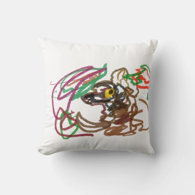 Mossel Herfst Wolf wind Kussen (Voorkant)