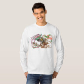 Mossel Herfst Wolf wind T-shirt (Voorkant volledig)