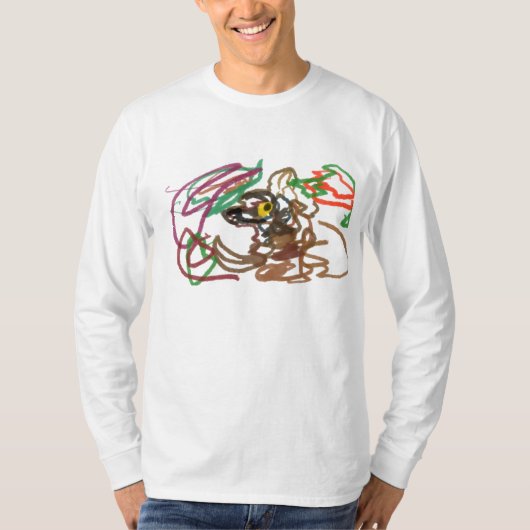 Mossel Herfst Wolf wind T-shirt (Voorkant)