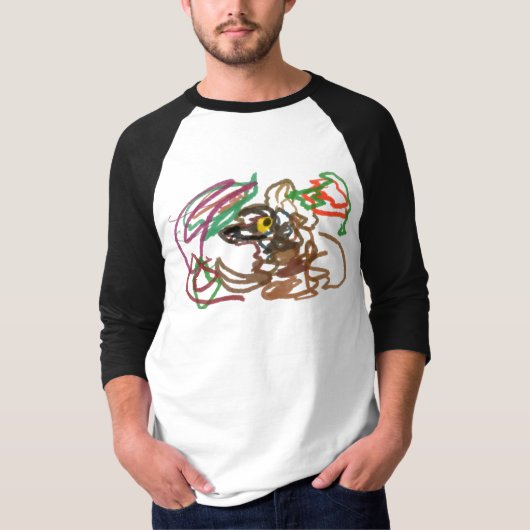 Mossel Herfst Wolf wind T-shirt (Voorkant)