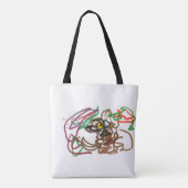 Mossel Herfst Wolf wind Tote Bag (Achterkant)