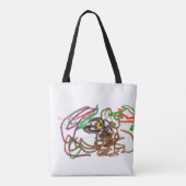Mossel Herfst Wolf wind Tote Bag (Achterkant)