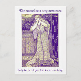  mossel in verdringingsverandering van adres briefkaart