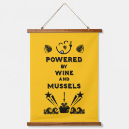 Mossel- & Zeevoedsel Festival Hangend Wandkleed
