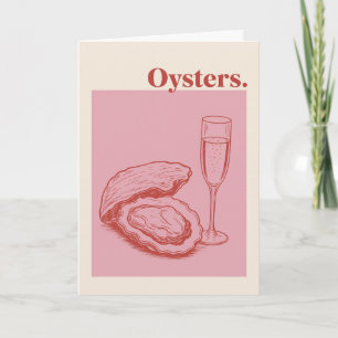 Mosselen Begroeting handgetekende Champagne Minima Kaart