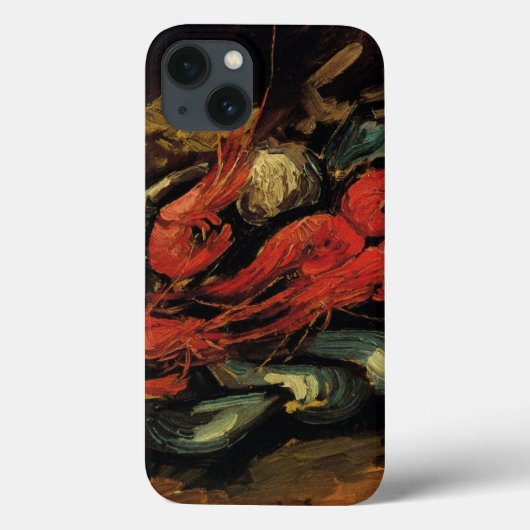Mosselen en garnalen door Vincent van Gogh Case-Mate iPhone Case (Achterkant)