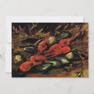 Mosselen en garnalen door Vincent van Gogh Uitnodi