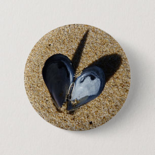 mosselhars ronde button 5,7 cm