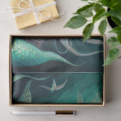 Mosseline Mermaid Red Hair Queen v3-papier Tissuepapier (Geschenk)