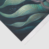 Mosseline Mermaid Red Hair Queen v3-papier Tissuepapier (Detail)