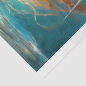 Mosseline Mermaid Red Hair Queen v7-papier Tissuepapier (Detail)