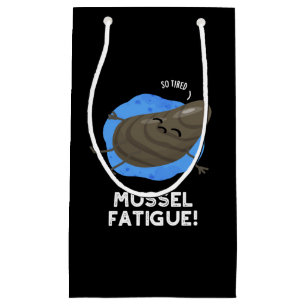 Mosselmoeheid Funny Animal Musea Pun Dark BG Klein Cadeauzakje