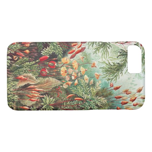 Mosses, Muscinae Laubmoose door Ernst Haeckel Case-Mate iPhone Case (Achterkant (Horizontaal))