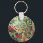 Mosses, Muscinae Laubmoose door Ernst Haeckel Sleutelhanger<br><div class="desc">Muscinae Laubmoose door Ernst Haeckel  Planten Sleutelhanger</div>