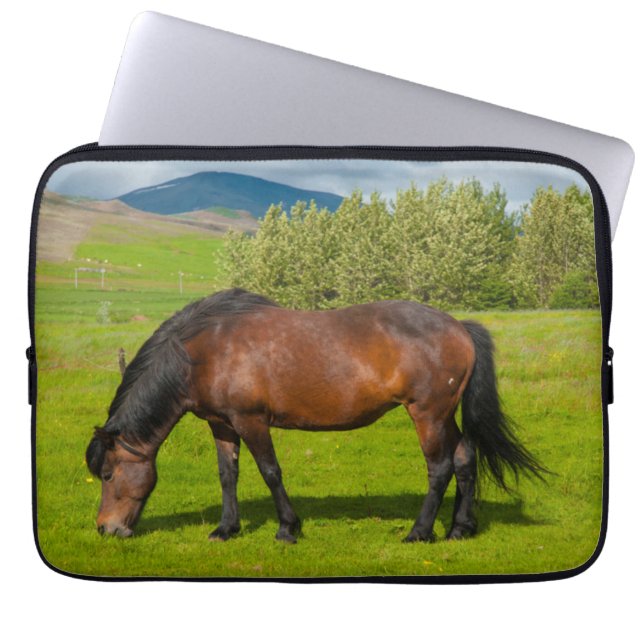 Mossfellsbaer IJslands paard Laptop Sleeve (Voorkant)