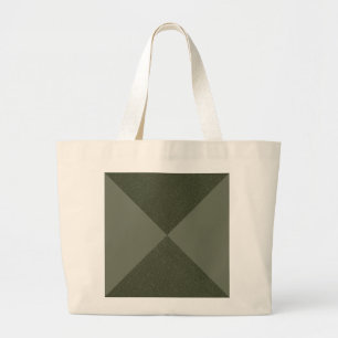 Mossgroene diamantrooster-tas grote tote bag