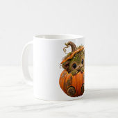 Mossige Pompoen Creatuur Mok (Voorkant links)