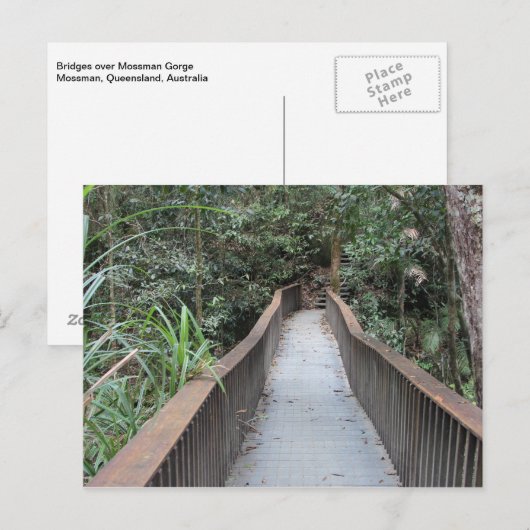 Mossman Gorge - Queensland Australië Briefkaart (Voorkant / Achterkant)