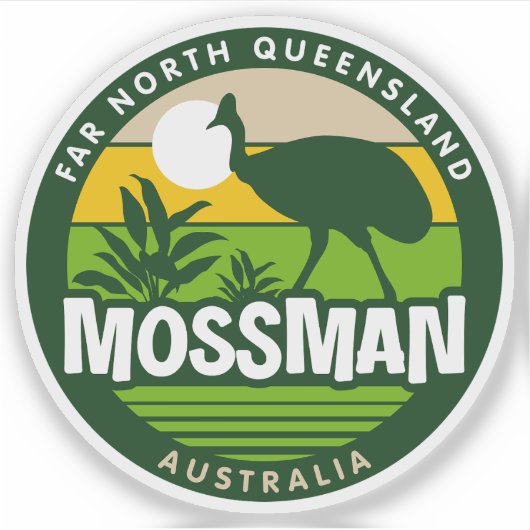 Mossman, Queensland Australië Sticker (Voorkant)