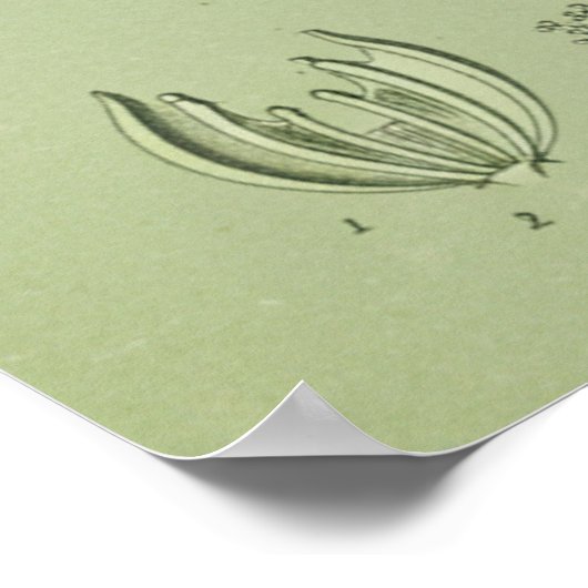 Mossmotief poster (Hoek)