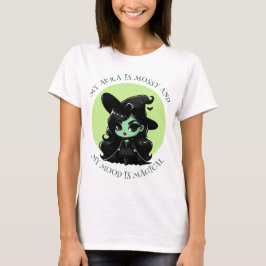 Mossy Aura en Magical Mood Green Witch Vibe T-shirt