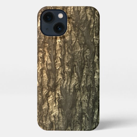 Mossy Bark Camo iPhone Case Hoesje (Achterkant)