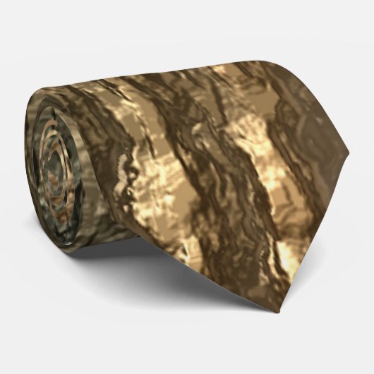 Mossy Bark Camo Stropdas (Opgerold)