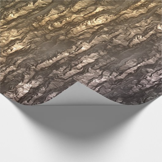 Mossy Bark Camo Wrapping Paper Cadeaupapier (Hoek)