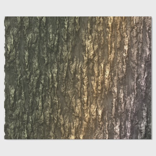 Mossy Bark Camo Wrapping Paper Cadeaupapier (Vlak)