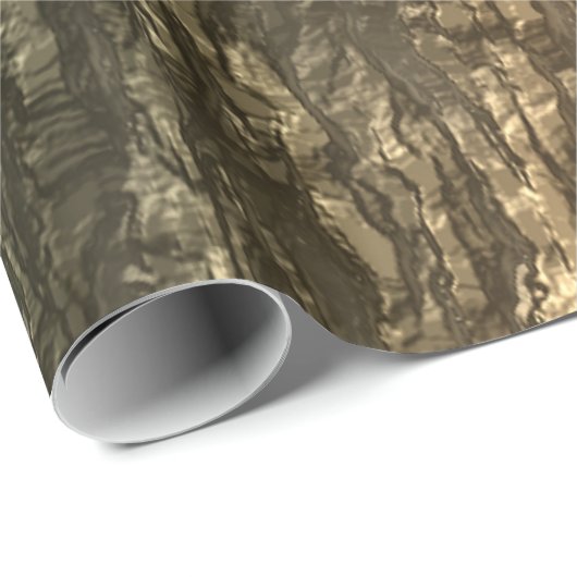 Mossy Bark Camo Wrapping Paper Cadeaupapier (Rol Hoek)