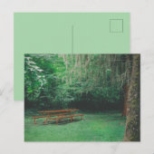  Mossy Bench Briefkaart (Voorkant / Achterkant)