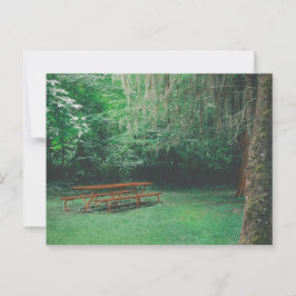  Mossy Bench Briefkaart