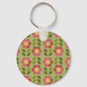 MOSSY BLOOM - Bloemsleutelhanger Sleutelhanger (Voorkant)